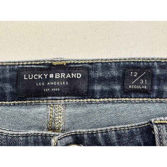 Lucky Brand Women's Sweet Straight Leg Blue Denim Jeans - Size 12 (32x30.5) - Picture 4 of 6